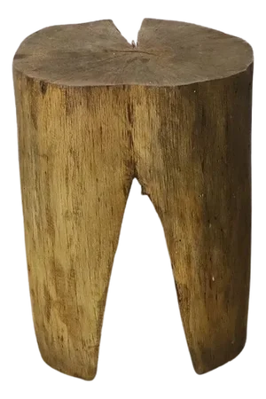 1950s Petite Stool Made in Solid Wood