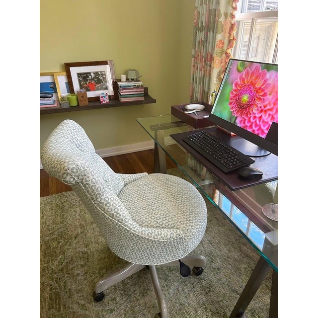 Ballard Designs Upholstered Modern Desk Chair Chairish