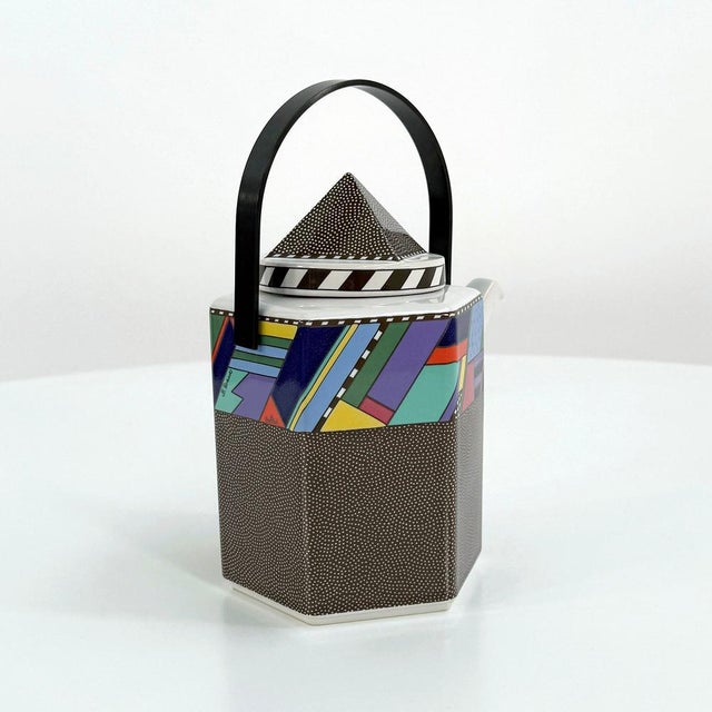 1990s Scenario Metropol Teapot by Barbara Brenner for Rosenthal Studio Line, 1990s For Sale - Image 5 of 10