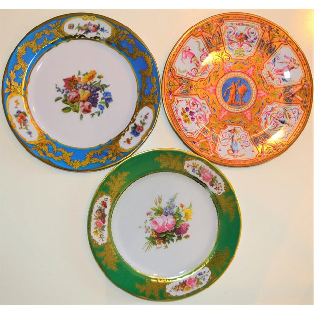 White Enamaled Tin English Plates - Set of 6 For Sale - Image 8 of 13