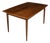 Mid 20th Century Kurt Ostervig Burled Walnut Dining Table With Eye-Catching Grain For Sale