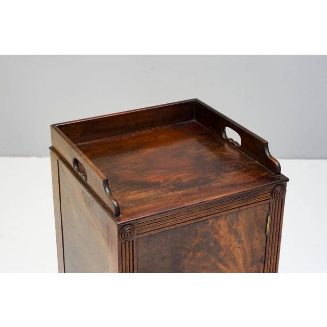Single Mahogany Bedside Cupboard, 1830s For Sale - Image 4 of 8