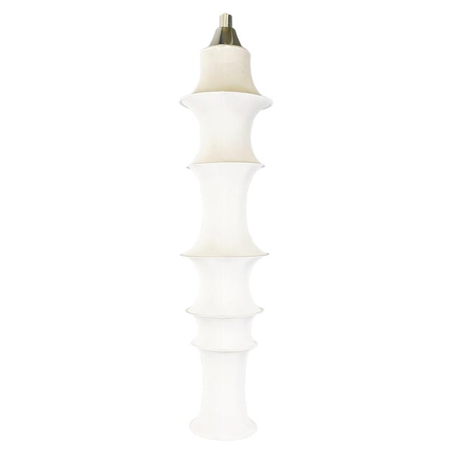 Mid-Century Italian White Falkland Pendant Lamp by Bruno Munari for Danesi, 1964 For Sale
