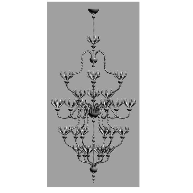 Murano Scenic Hanging Light by Vetrarti For Sale - Image 15 of 18