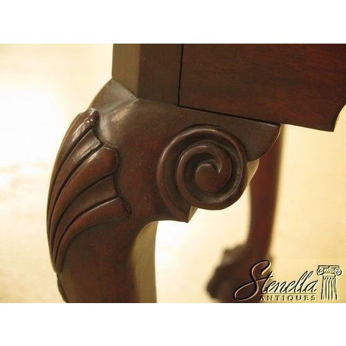 Brown Colonial Edison Institute Henry Ford Chippendale Mahogany Lowboy For Sale - Image 8 of 9