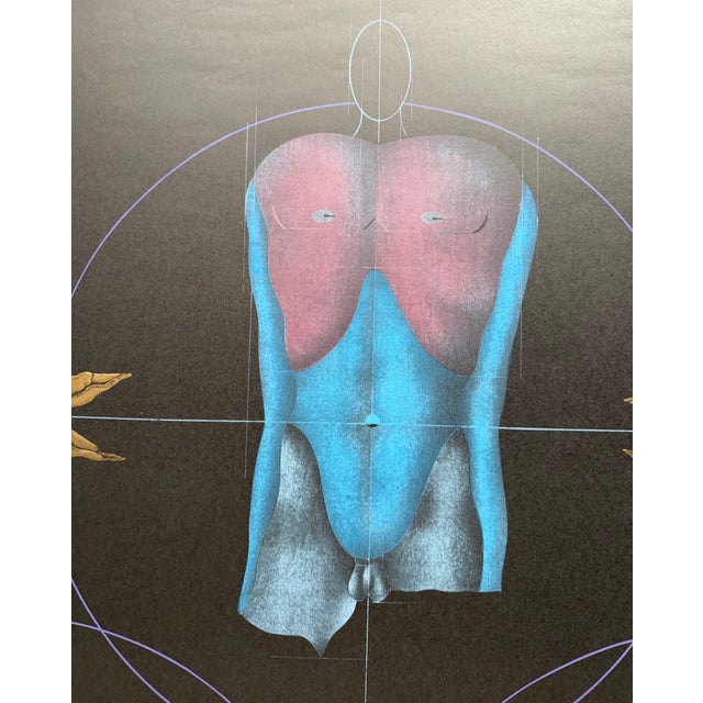 Paper Paul Wunderlich (1927–2010), Olympische Spiele München, 1972, Vintage Olympic Poster, Printed in Germany For Sale - Image 7 of 13