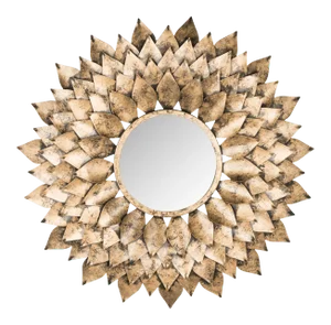 Sunburst Mirror in Gold