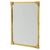 Metal Antique Mirror with Brass Frame, 1900s For Sale - Image 7 of 7