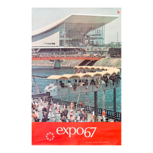 1967 Montreal Vintage Poster, Expo 67, Ussr Pavillion