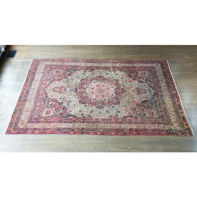 Early 20th Century Persian Lavar Kirman Rug For Sale - Image 12 of 15