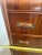 Vintage 1940s Art Deco Dresser Chest Five Drawers Waterfall Top Bakelite Pulls For Sale - Image 11 of 14