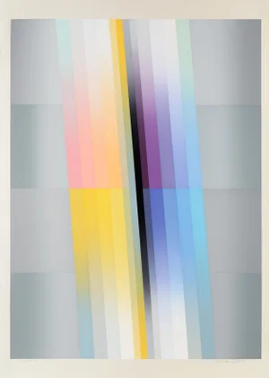 Doric Game IV, Evelyn B. Johnson Screen Print