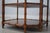 Henredon Attributed Bamboo Form 3 Tier Walnut Lamp Table For Sale - Image 13 of 13