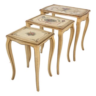 Kozak Studios Style French Provincial Nesting Tables For Sale