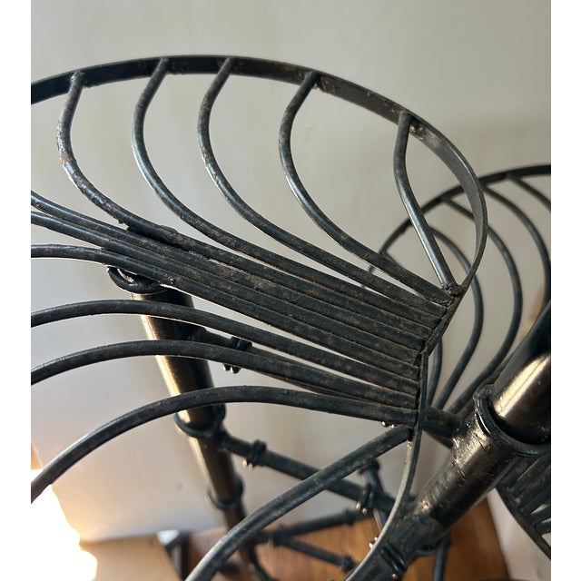 A Sculptural Pair of Art Deco / Mid-Century Modern Plant Stands, Attributed to Salterini For Sale In San Francisco - Image 6 of 6