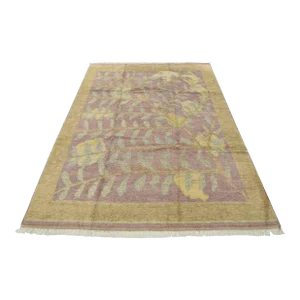 Moroccan Rug 9'3'' X 11'7'' Pink Wool Contemporary Hand-Knotted Carpet