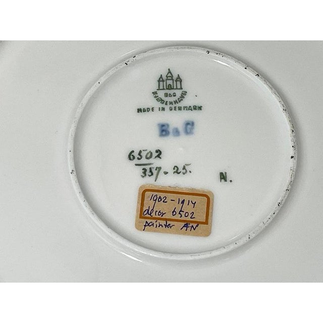 Seascape Porcelain Wall Plate from Bing & Grøndahl, 1890s For Sale - Image 3 of 6