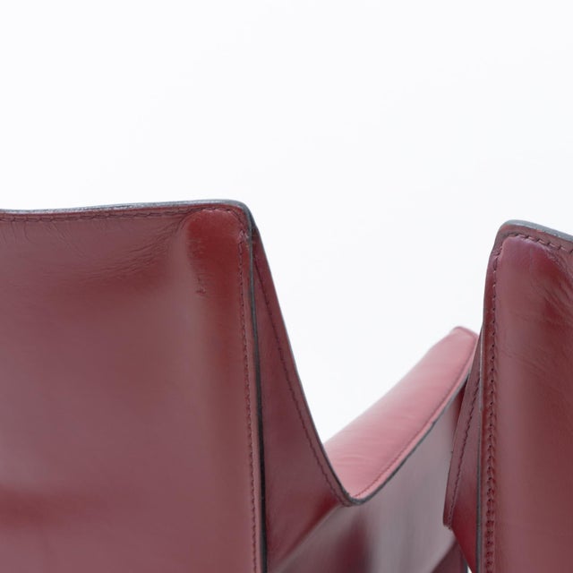 Cassina Cab 413 Chairs by Mario Bellini for Cassina, 1990s, Set of 2 For Sale - Image 4 of 14