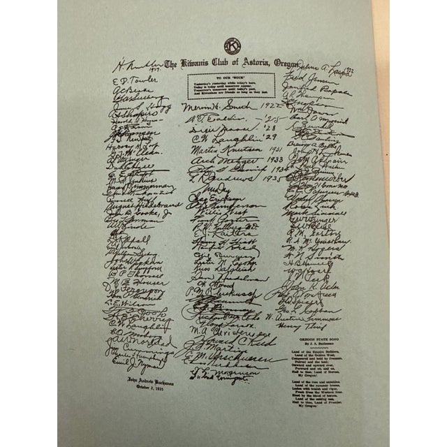 Sunset at the Bar: Poems of Oregon by Judge j.a. Buchanan, 1936 First Edition For Sale In Portland, OR - Image 6 of 10