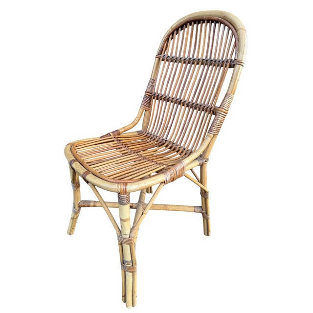 Vintage Rattan Chairs, 1960s, Set of 4 For Sale - Image 6 of 11