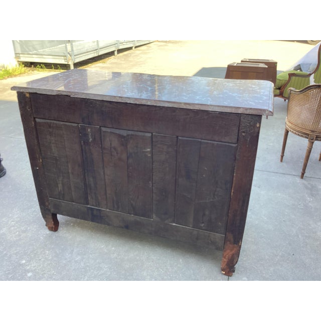 18th C. French Regency Chest W/ Marble Top For Sale - Image 13 of 16