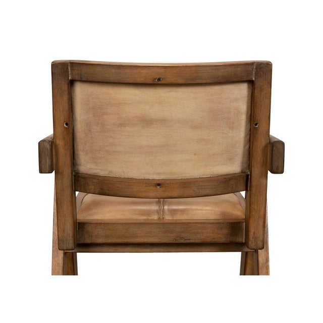 Brown Mid Century Modern Armchair For Sale - Image 8 of 12