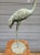 Metal Antique Bronze Statue of a Crane For Sale - Image 7 of 8