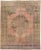 Textile Oversize Handmade Antique Turkish Oushak Wool Rug in Rose Color For Sale - Image 7 of 7