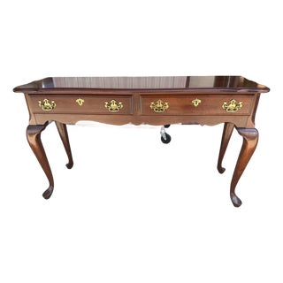 Pennsylvania House Console Sofa Table Cherry Wood For Sale