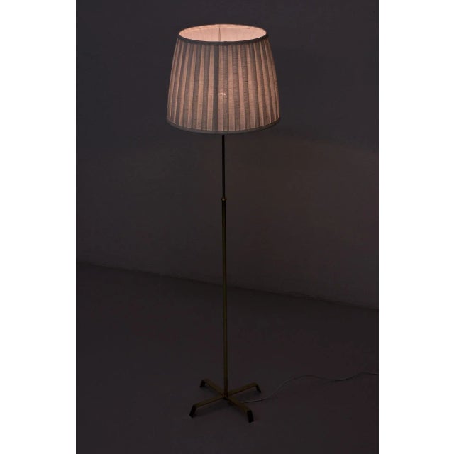 Swedish Brass Floor Lamp from Böhlmarks, 1940s For Sale - Image 10 of 12