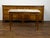 French 19th Century Walnut Table with Marble Top, Single Drawer and Tapered Legs For Sale - Image 9 of 10