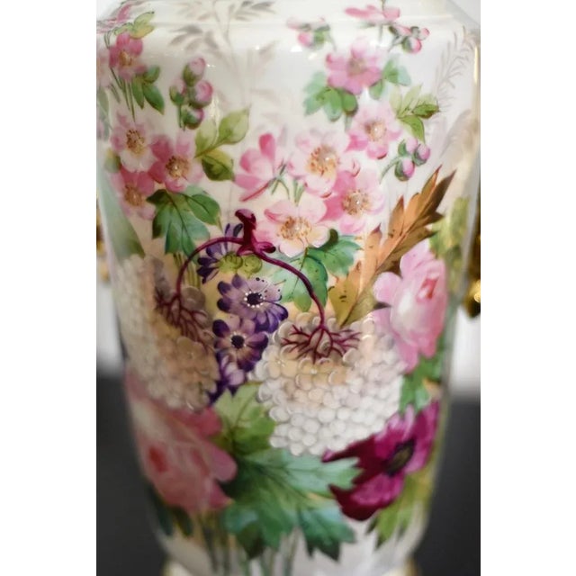 Painted Ceramic Vases, Set of 2 For Sale - Image 5 of 12