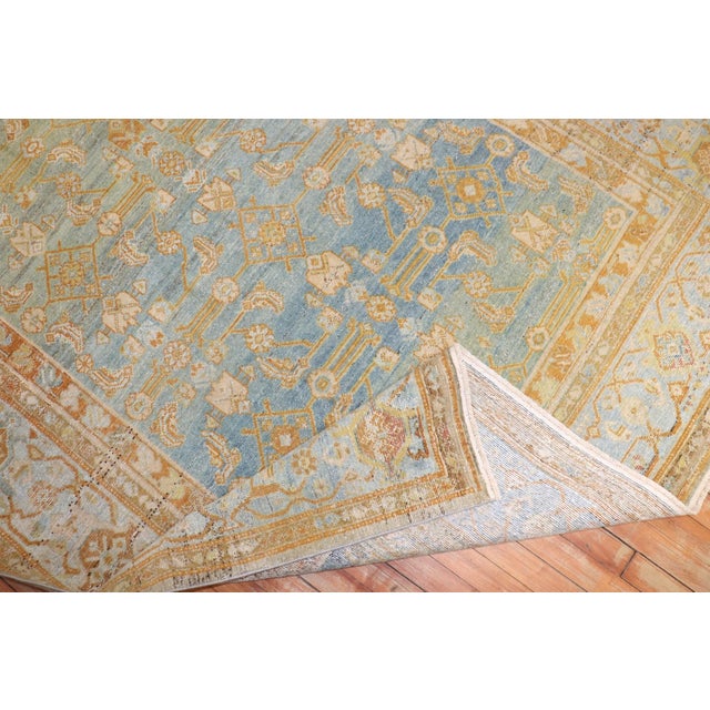 Orange Persian Malayer Gallery Rug rug no.j2485 For Sale - Image 8 of 10