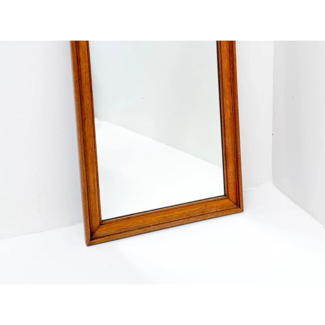 Mid-Century Modern Mid-Century Modern Wooden Wall Mirror, 1960s For Sale - Image 3 of 10