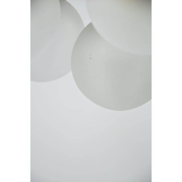 Gold Vintage Chandelier in Glass and Metal, 1980s For Sale - Image 8 of 15