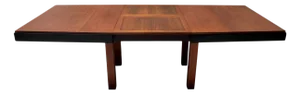 Art Deco Extendable Dining Room Table by Toko v/d Pol Semarang, 1920s