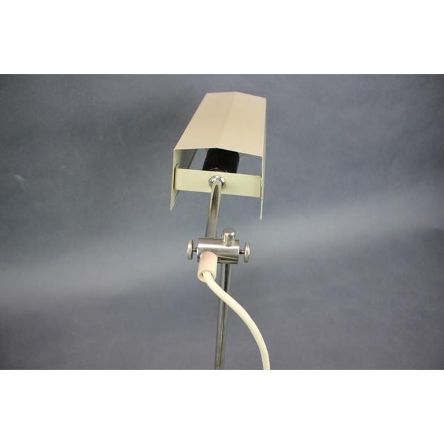 German Minimalist Bauhaus Chrome Table Lamp, 1970s For Sale - Image 4 of 11