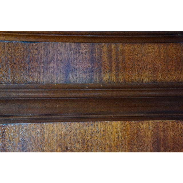 Vintage Chippendale Style Mahogany Shell & Blockfront Highboy Chest on Chest 89" For Sale - Image 18 of 18