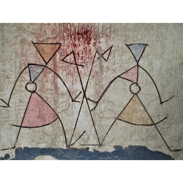 Modern Pierre Marie Brisson, Trois Rythmes Egyptiens III, 1985 For Sale - Image 3 of 6
