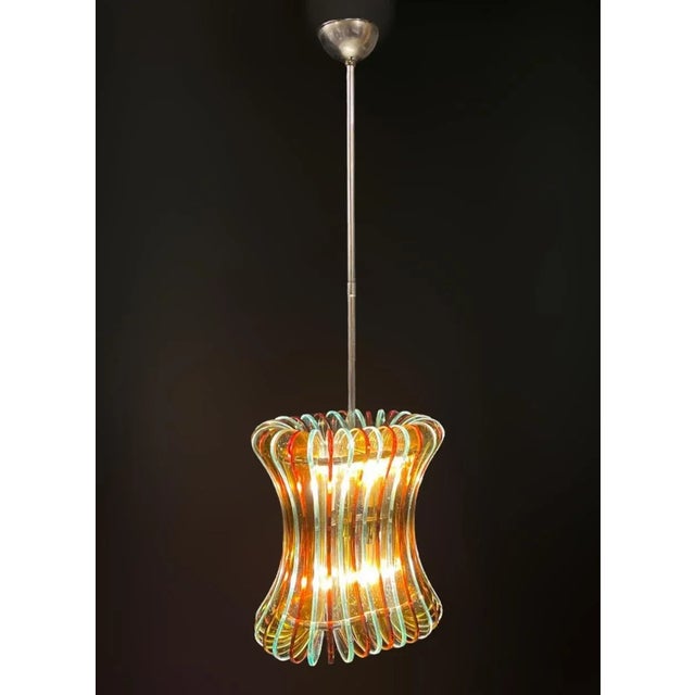 1960s Rare Midcentury Chandelier by Veca For Sale - Image 6 of 9
