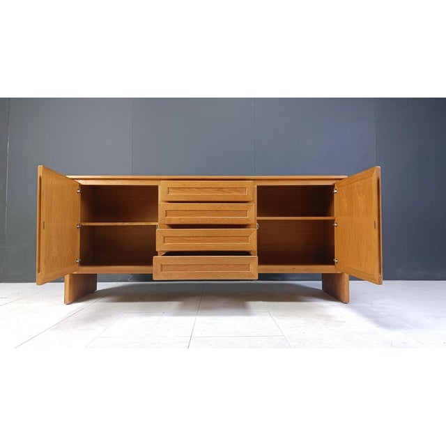 Vintage Oak Sideboard, 1960s For Sale - Image 11 of 12