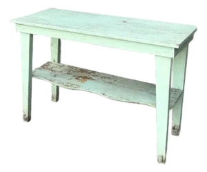 Vintage Boho Primitive Distressed Console Table