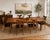 A highly collectible, matching set of six original mid-century dining chairs from Broyhill’s renowned Brasilia Collection,...