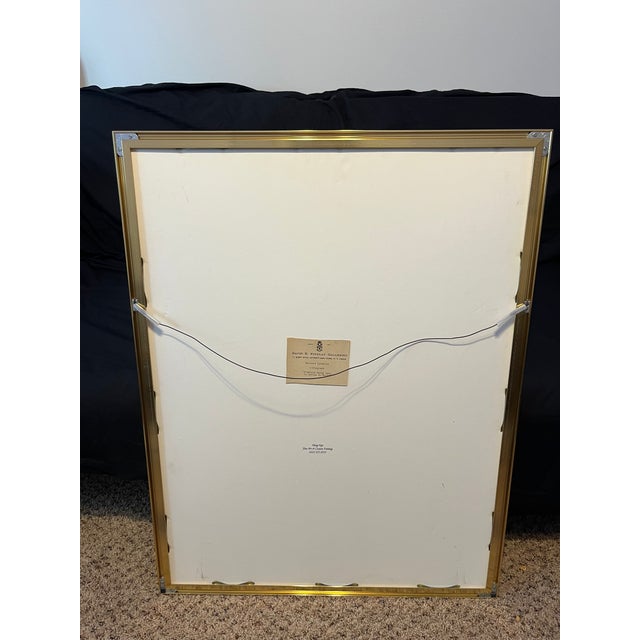 Metal Bernard Cathelin Signed Ea/Artist Print "Premiere Neige Dans La Vallee Du Morin" Lithograph With Findlay Provenance 1960s Mid-Century Modern For Sale - Image 7 of 9