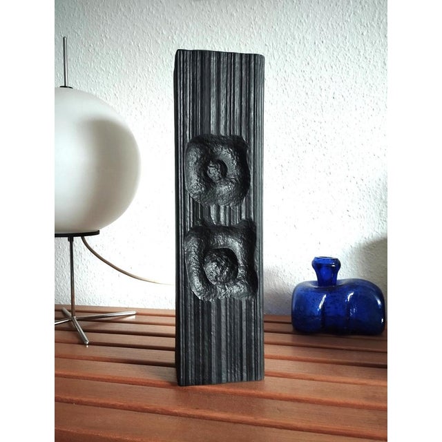 Large Porcelaine Noir Vase by Martin Freyer for Rosenthal, 1970s For Sale - Image 12 of 13