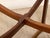 Burnt Umber Styled After 1960s Adrian Pearsall Rare Sculptural Walnut & Glass Dining Table For Sale - Image 8 of 12