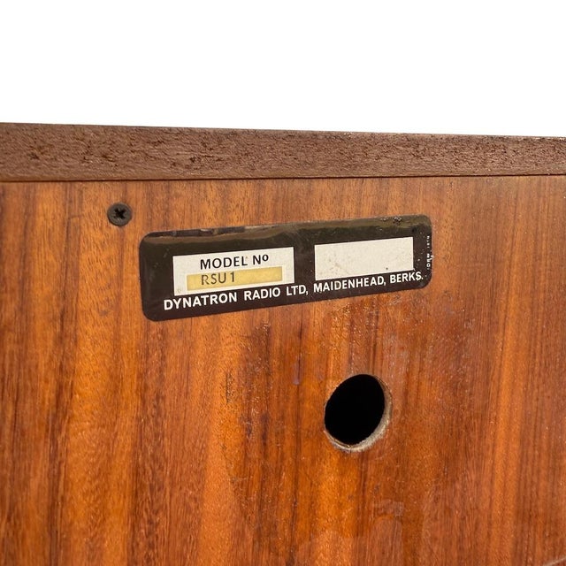 Wood Mid 20th Century Teak Record Cabinet by Dynatron For Sale - Image 7 of 7