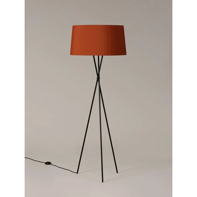 Terracotta trípode g5 floor lamp by santa & cole dimensions: d 62 x h 168 cm materials: metal, ribbon. Available in other...