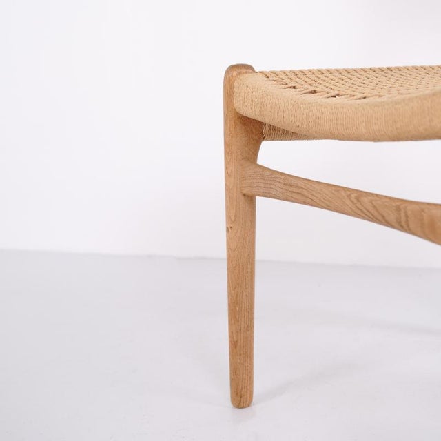 Wood CH23 Oak Dining Chairs with Woven Seats by Hans J. Wegner for Carl Hansen & Søn, 1960s, Set of 4 For Sale - Image 7 of 12
