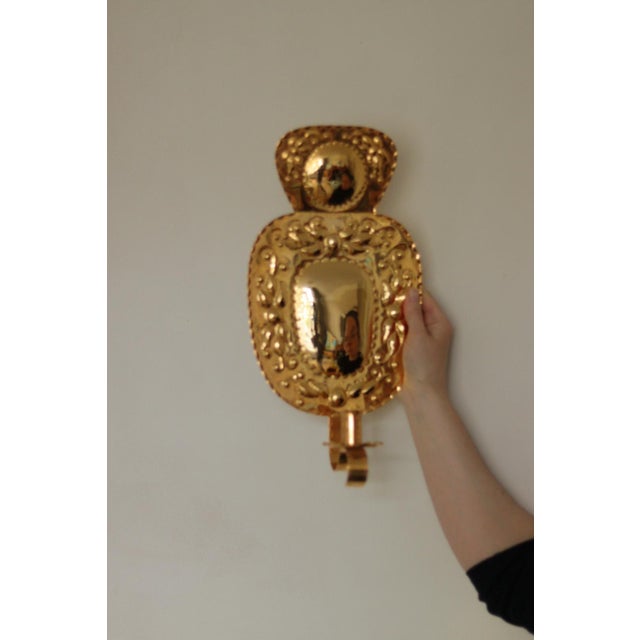 Mid-Century Swedish Brass Sconces, Set of 2 For Sale - Image 6 of 18